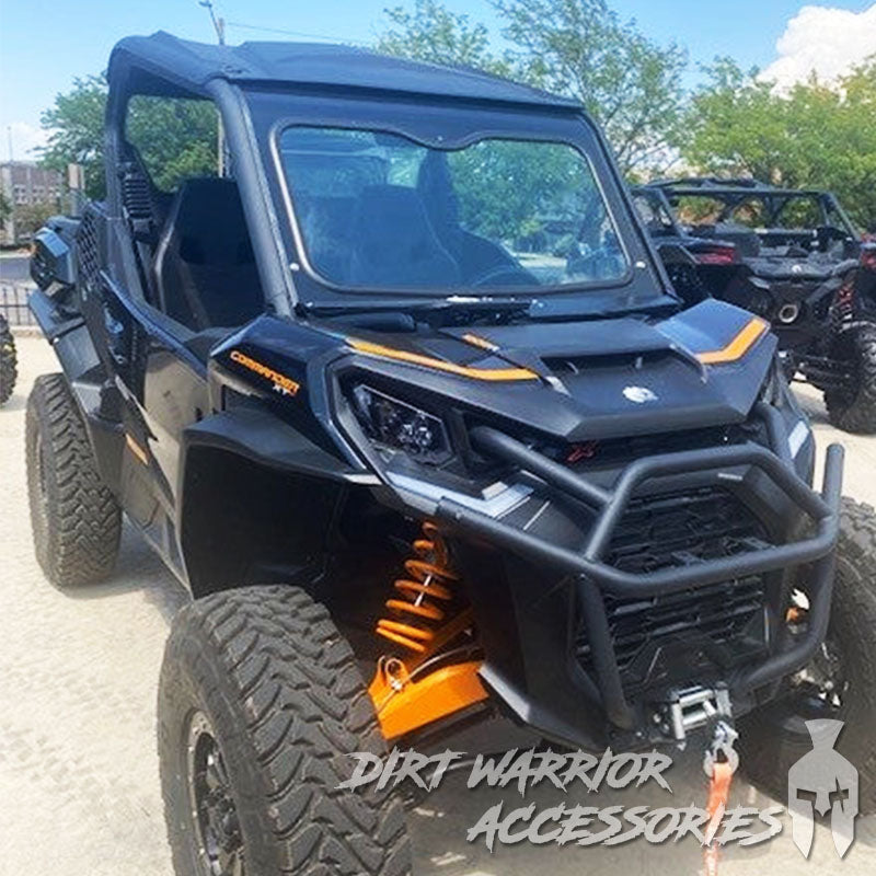Dirt Warrior Accessories - CanAm Commander Front Windshield 2021+