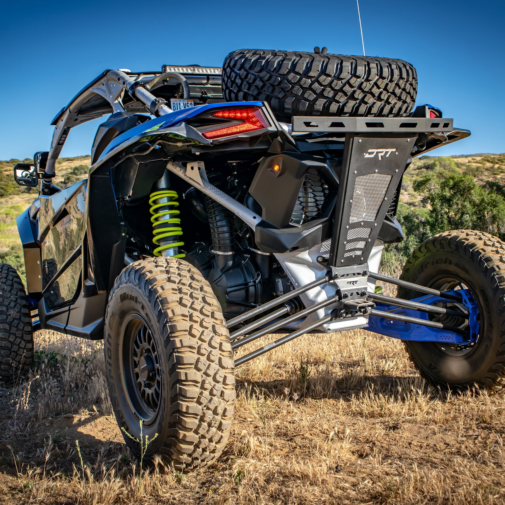 DRT Can-Am Maverick X3 Dual Sheer Radius Rod Plate (2017+)