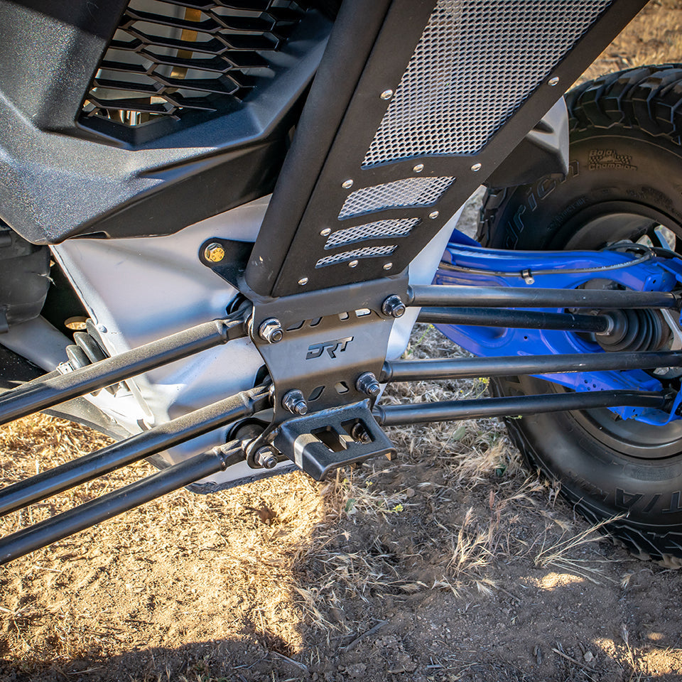 DRT Can-Am Maverick X3 Dual Sheer Radius Rod Plate (2017+)