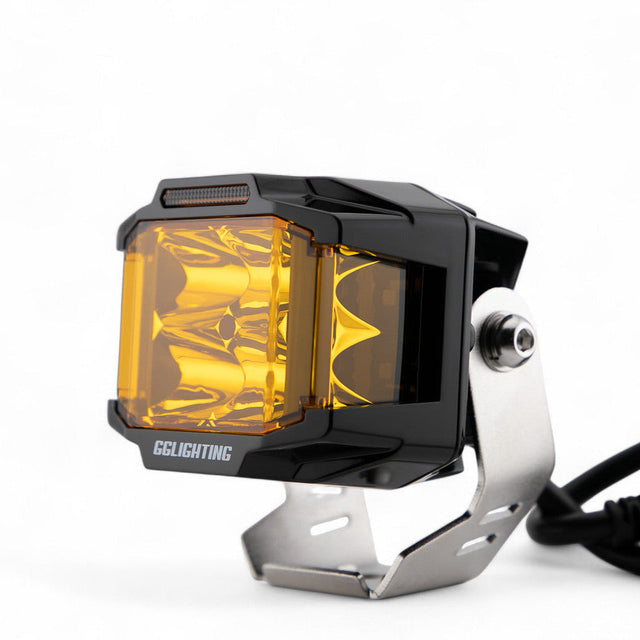 Photo of Amber CB30 LED Pod by GGLighting - Premium Light Pods for UTVs / Side by Sides