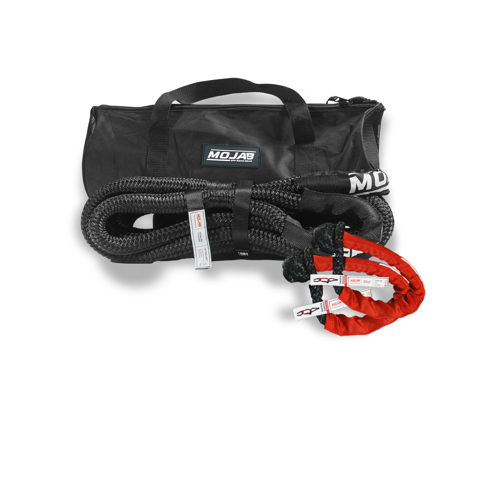 Photo of Advanced Recovery Kit (3 items + 2 Storage Bag + 1 Velcro tape) *Lifetime Warranty by MOJAB OFFROAD - Premium Recovery Gear for UTVs / Side by Sides