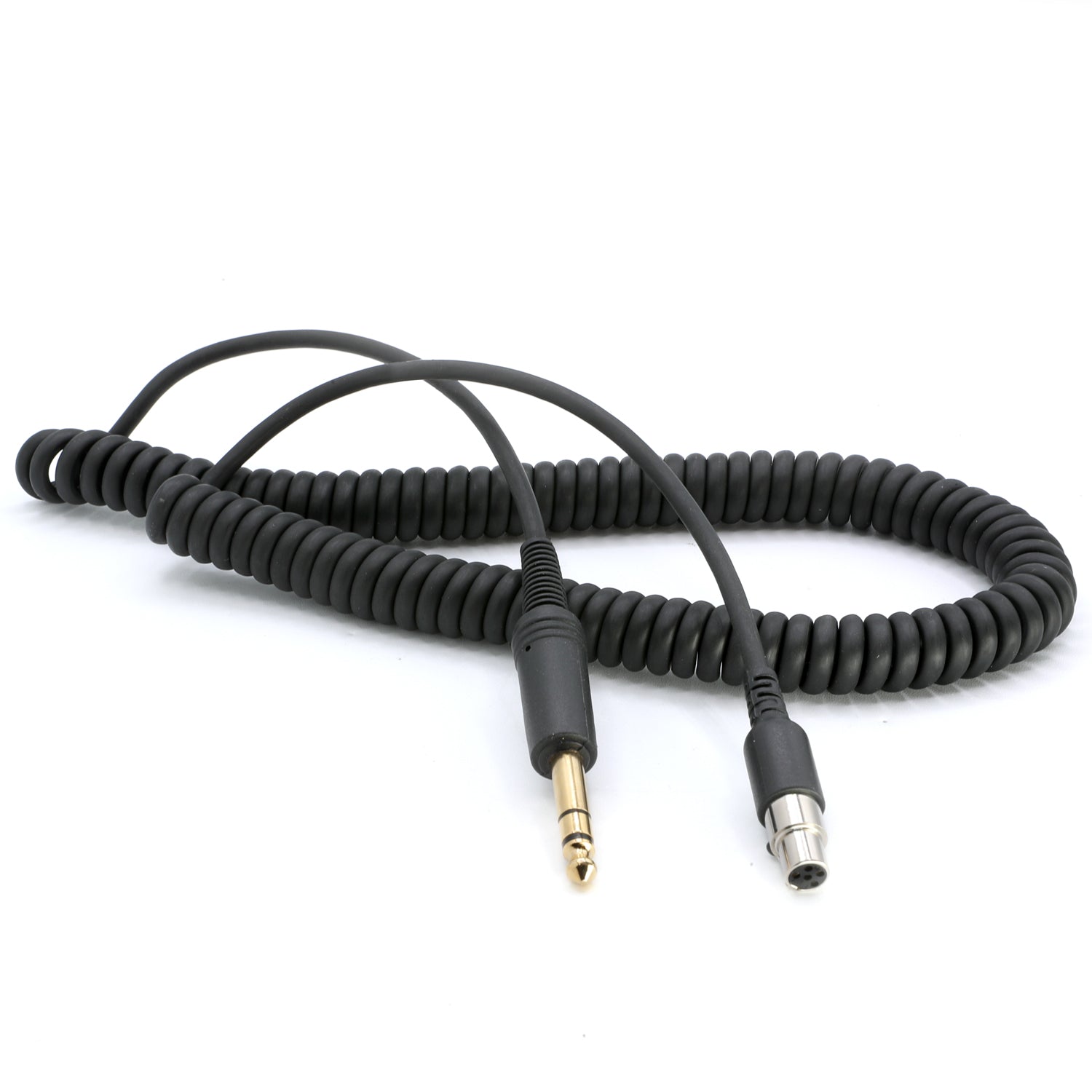 Photo of Firetruck Intercom Headset Coil Cord for 1/4" Style Jacks & FHS Headset by Rugged Radios - Premium for UTVs / Side by Sides