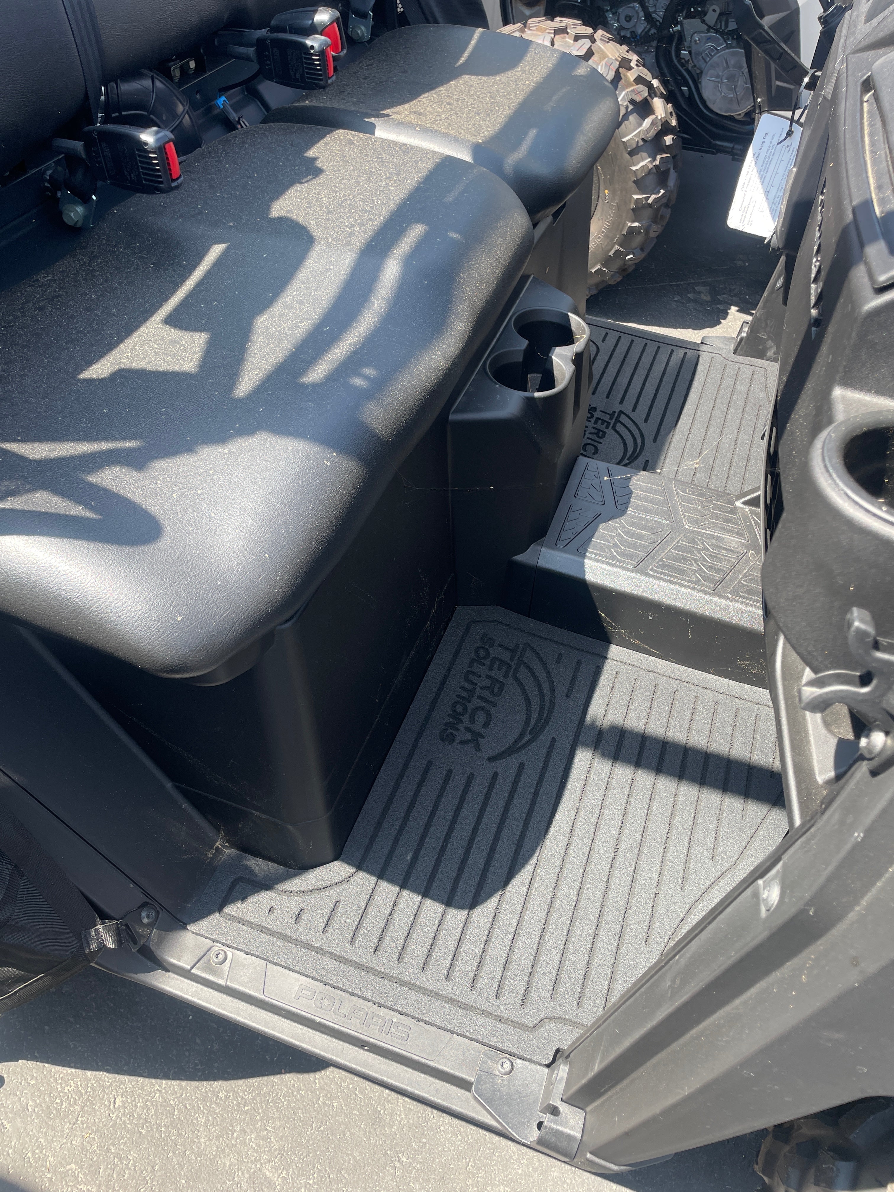 Photo of Polaris Ranger Base/EPS/Premium 1000 Rubber Floor Mats (NON XP MODELS) by Terick Solutions - Premium UTV Rubber floor mats for UTVs / Side by Sides