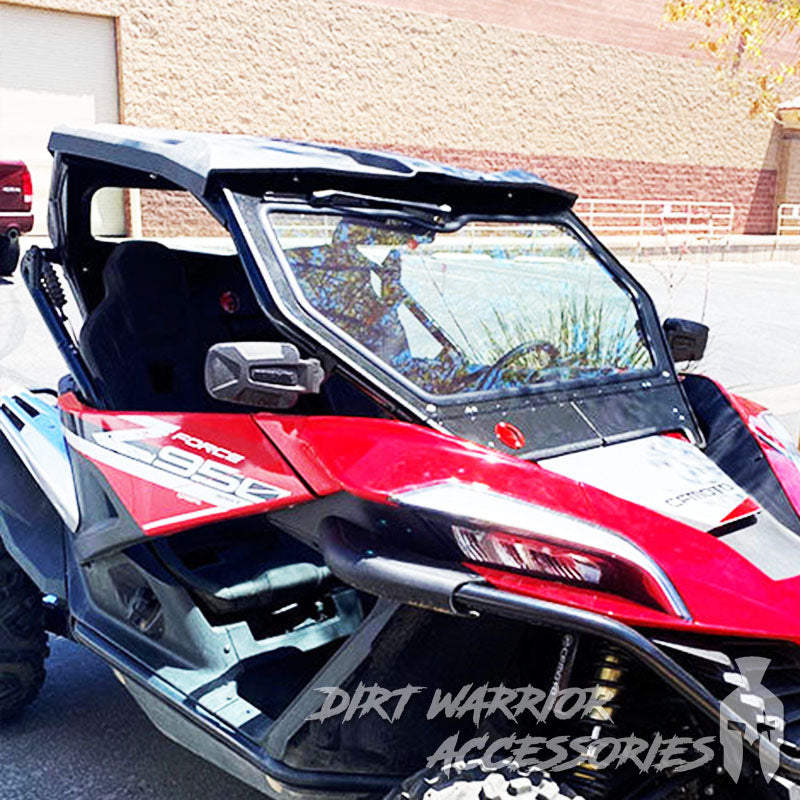 Photo of Dirt Warrior Accessories - CF MOTO Z Force 950 H.O. Front Windshield 2021+ by Dirt Warrior Accessories - Premium WINDSHIELD for UTVs / Side by Sides
