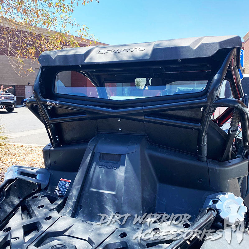 Photo of Dirt Warrior Accessories - CF MOTO Z Force 950 H.O. Rear Windshield 2021+ by Dirt Warrior Accessories - Premium WINDSHIELD for UTVs / Side by Sides