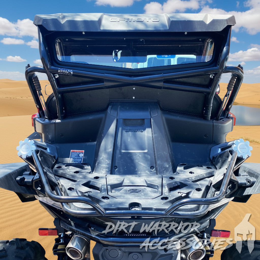 Photo of Dirt Warrior Accessories - CF MOTO Z Force 950 H.O. Rear Windshield 2021+ by Dirt Warrior Accessories - Premium WINDSHIELD for UTVs / Side by Sides