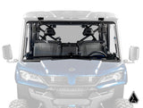 2019+ CFMOTO UForce 1000 Flip Windshield front view with windshield closed — Assault Industries