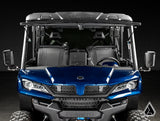 2019+ CFMOTO UForce 1000 Flip Windshield three-quarter view with windshield closed — Assault Industries