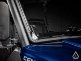 2019+ CFMOTO UForce 1000 Flip Windshield driver-side frame detail — Assault Industries