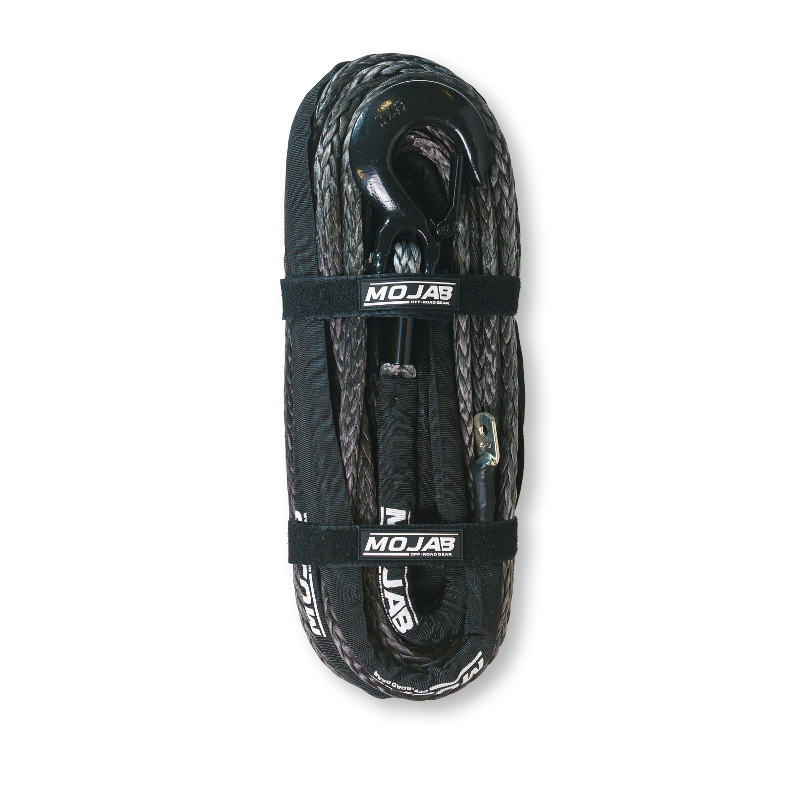 Photo of 1/2'' x 78' Synthetic Winch Rope with Removable Forged Winch Hook by MOJAB OFFROAD - Premium for UTVs / Side by Sides