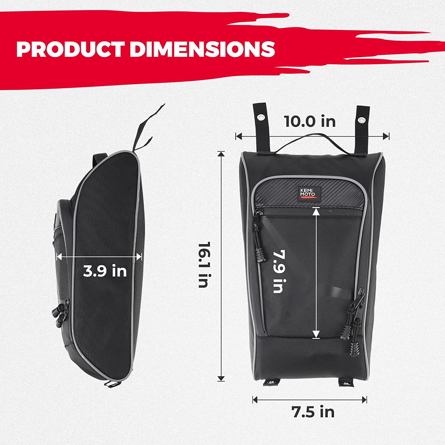 Photo of Kemimoto Door Bags & Center Bags for ZForce 950 by Kemimoto - Premium for UTVs / Side by Sides