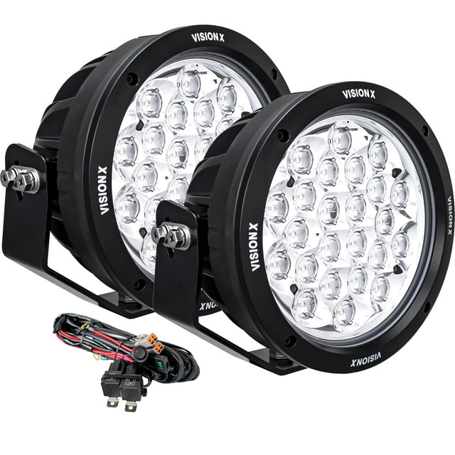 Photo of 8.7" CG2 Multi LED Light Cannon Kit by Vision X Off-Road - Premium LED Driving Light for UTVs / Side by Sides