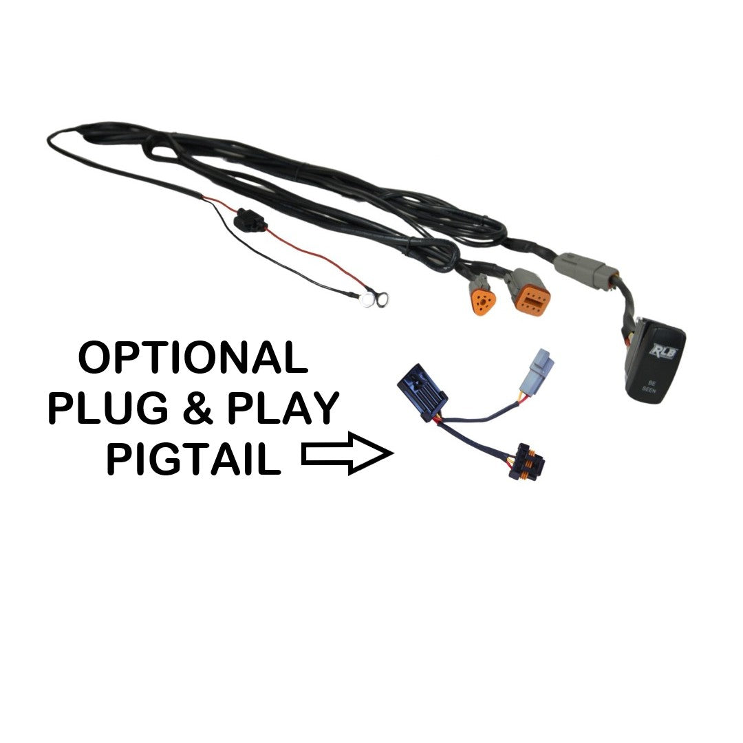 Photo of Chase Light- San Felipe V3 (Amber/White) by RLB Motorsports - Premium CHASE LIGHT UNIVERSAL for UTVs / Side by Sides