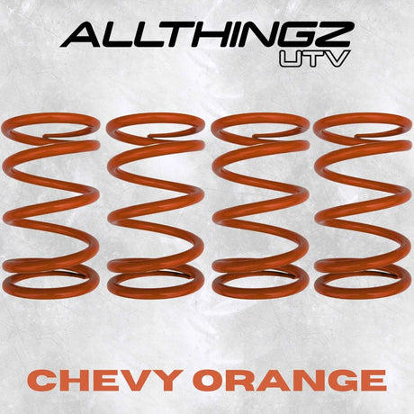 (Open Box) - Honda Talon 1000R 4-Seat Tender Spring Kit (Live Valve Shocks) - Chevy Orange