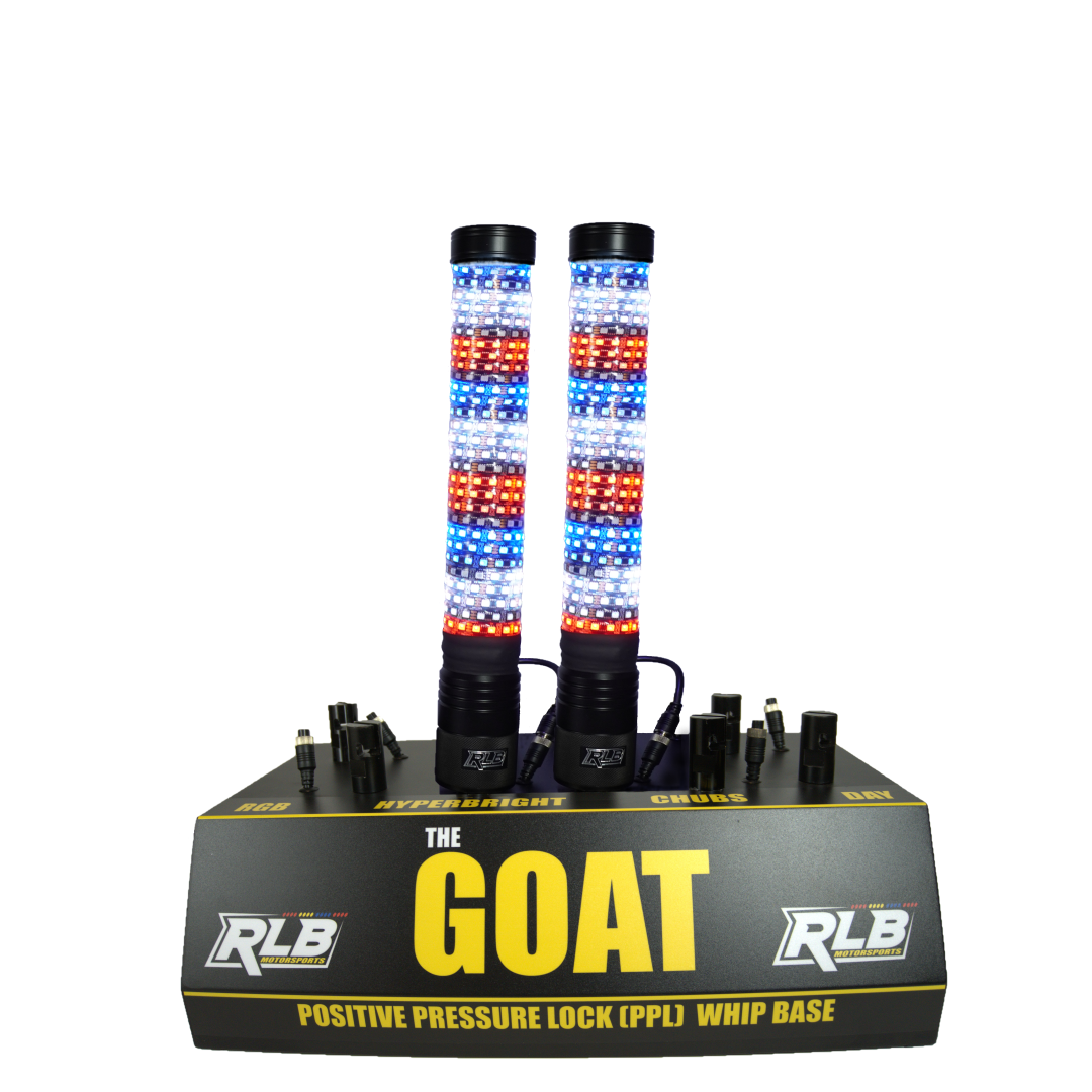 Photo of FAT LED Whips RGB - CHUBS Bluetooth by RLB Motorsports - Premium LED WHIP for UTVs / Side by Sides