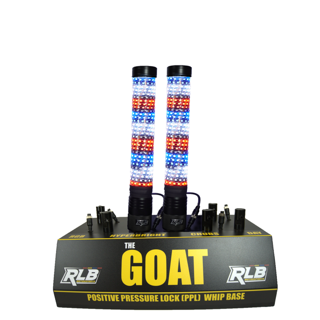 Photo of FAT LED Whips RGB - CHUBS Bluetooth by RLB Motorsports - Premium LED WHIP for UTVs / Side by Sides