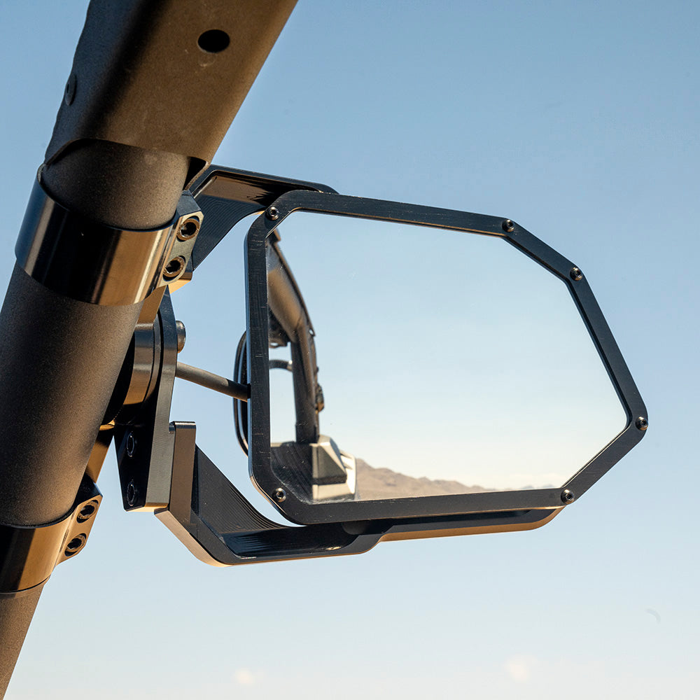 Replacement Glass for Cuero Race Side Mirrors - Rebuildable + Impact-Resistant Fit (Universal)