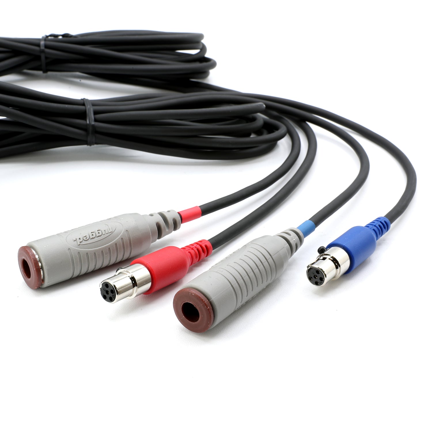Photo of STX Driver and Co-Driver Intercom Cable Bundle by Rugged Radios - Premium for UTVs / Side by Sides