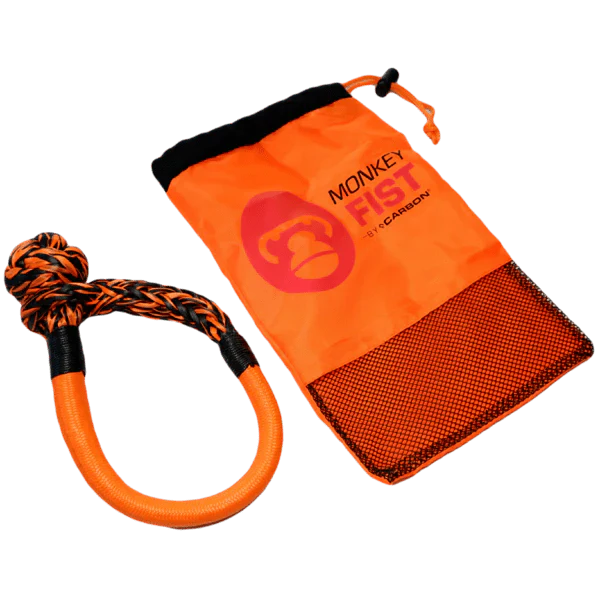 Photo of Carbon Offroad Monkey Fist 15T Synthetic Soft Shackle by Carbon Offroad USA - Premium Shackles for UTVs / Side by Sides