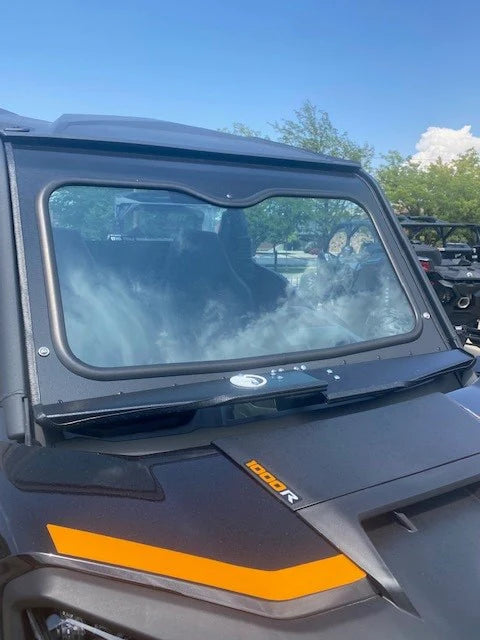 Photo of Can-Am Commander 1000 Front Glass Windshield (2021+) by Dirt Warrior Accessories - Premium Windshields for UTVs / Side by Sides