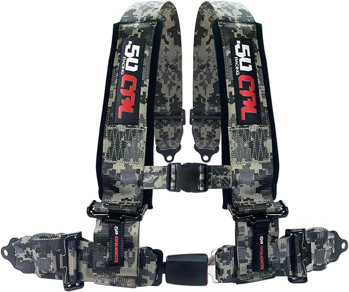 Photo of 4-Point Seat Belt Harness – Automotive buckle by 50 Caliber Racing - Premium Harnesses for UTVs / Side by Sides