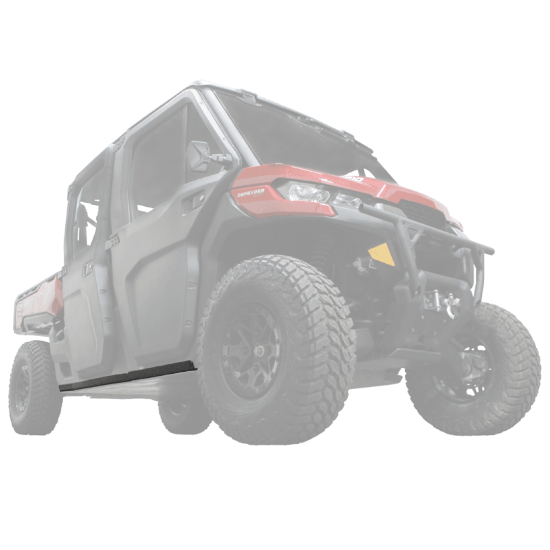 Photo of Can-Am Defender Max UHMW Rock Sliders by Factory UTV - Premium Rock Sliders for UTVs / Side by Sides