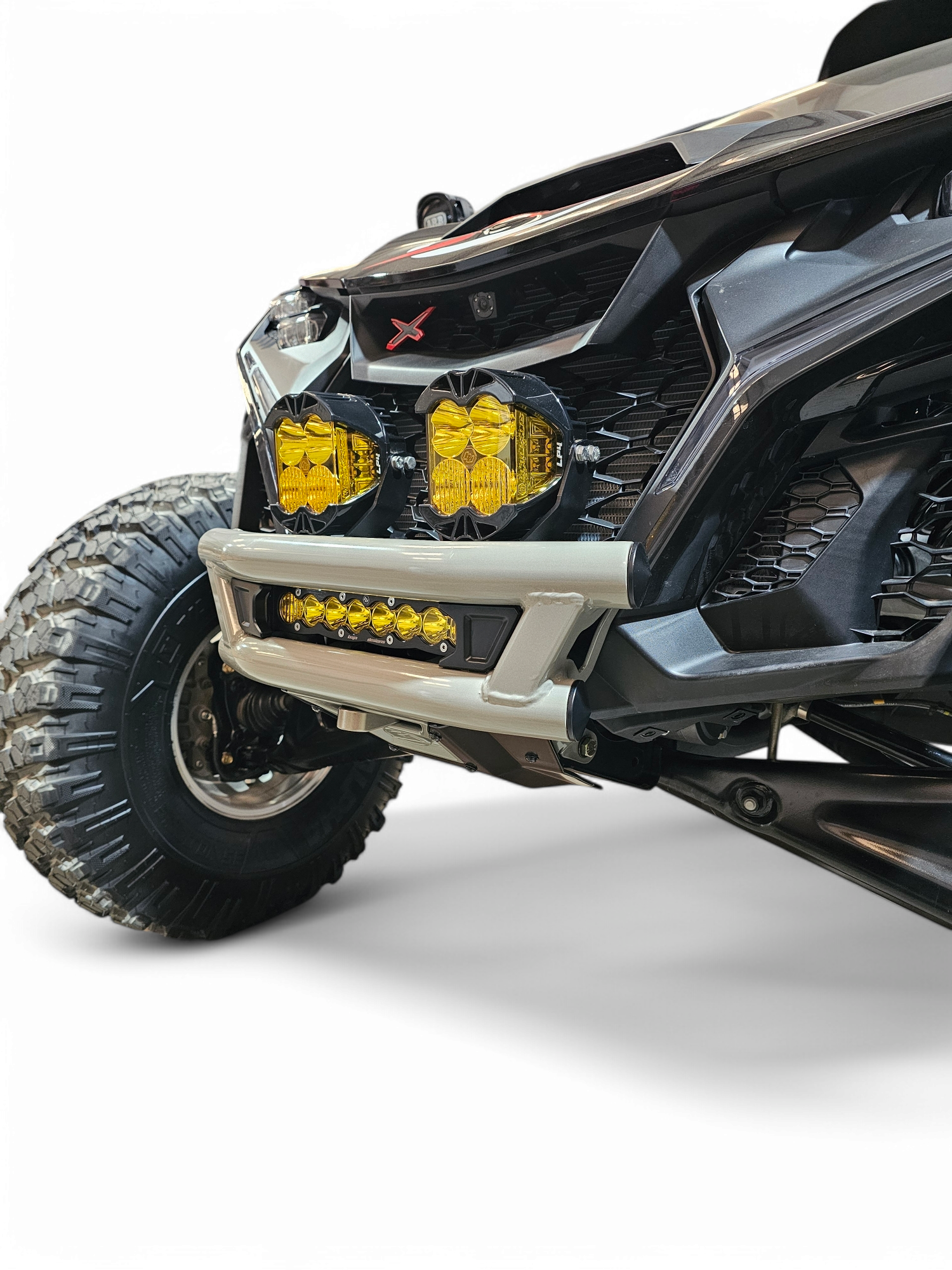 Photo of 2024 + Can-Am Maverick R Amp front winch bumper by Elektric Offroad - Premium for UTVs / Side by Sides