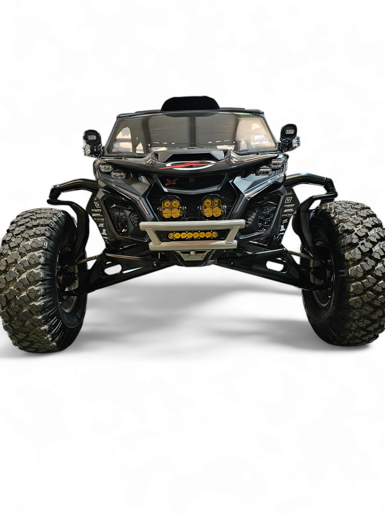 Photo of 2024 + Can-Am Maverick R Amp front winch bumper by Elektric Offroad - Premium for UTVs / Side by Sides