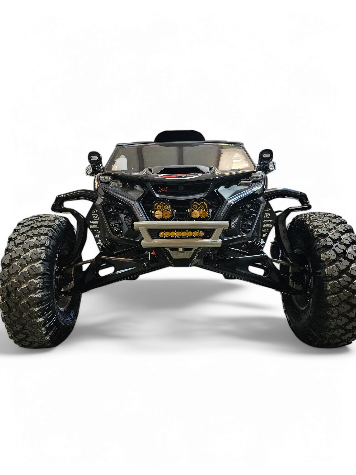Photo of 2024 + Can-Am Maverick R Amp front winch bumper by Elektric Offroad - Premium for UTVs / Side by Sides