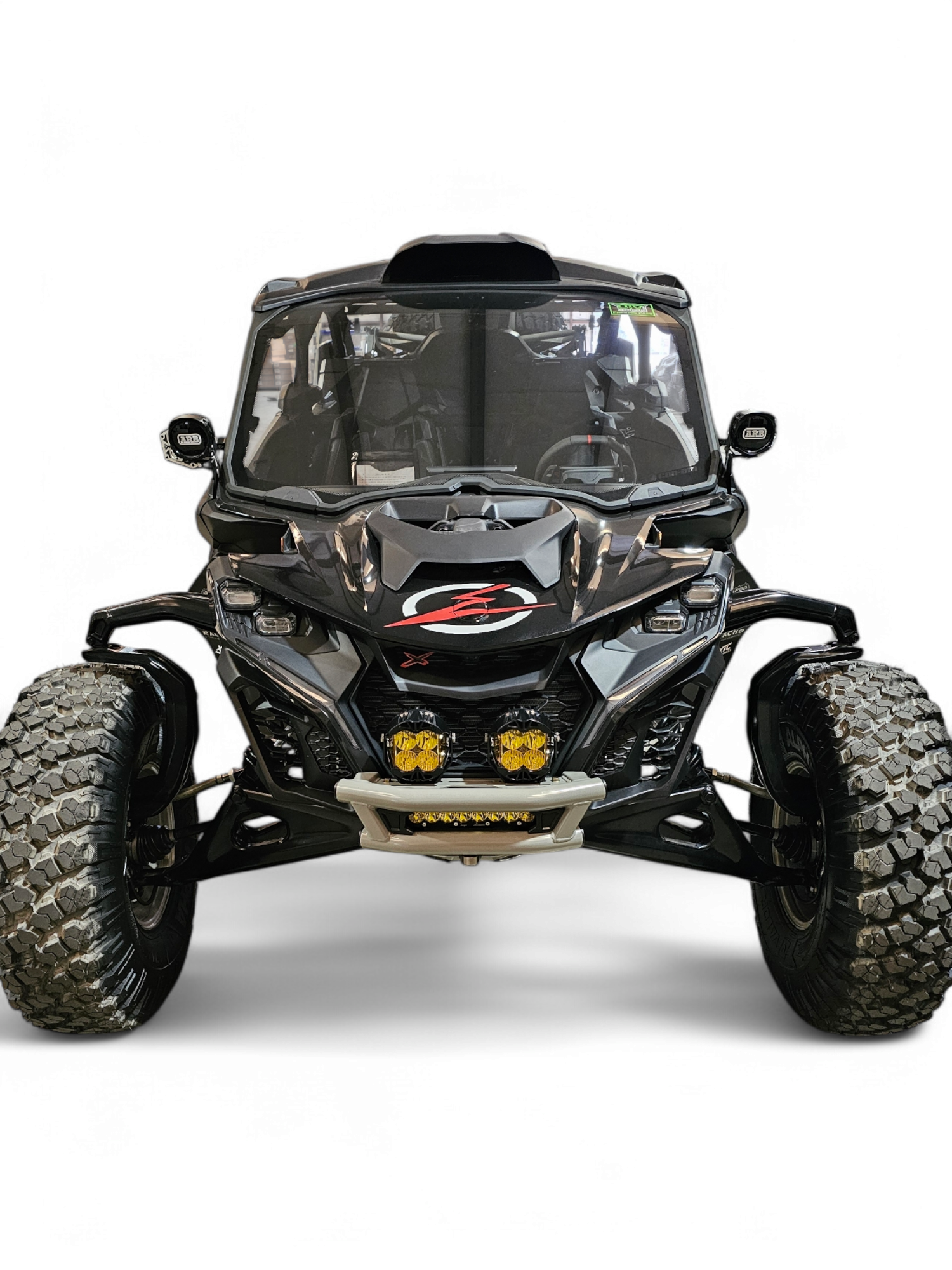 Photo of 2024 + Can-Am Maverick R Amp front winch bumper by Elektric Offroad - Premium for UTVs / Side by Sides