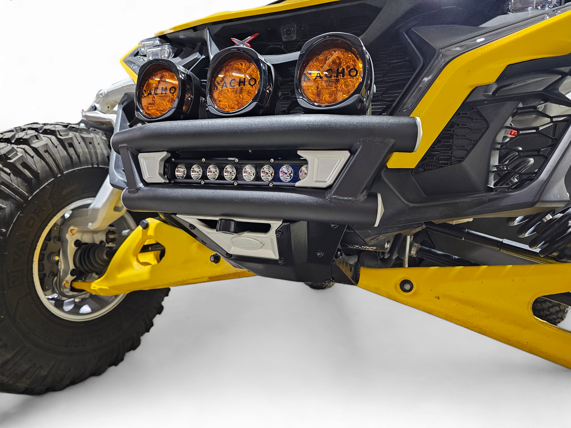 Photo of 2024 + Can-Am Maverick R Amp front winch bumper by Elektric Offroad - Premium for UTVs / Side by Sides