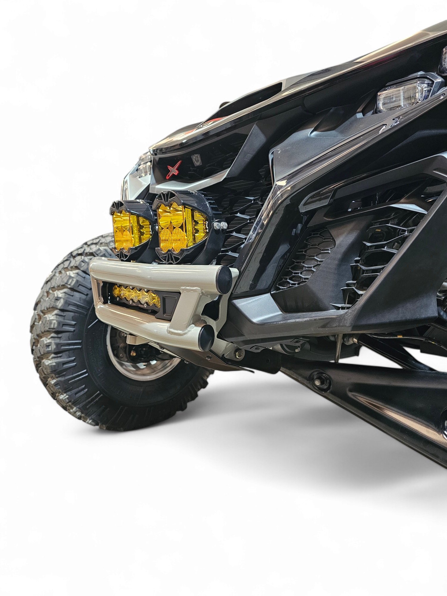 Photo of 2024 + Can-Am Maverick R Amp front winch bumper by Elektric Offroad - Premium for UTVs / Side by Sides