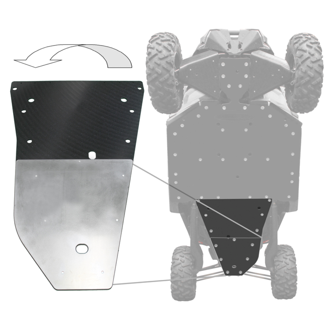 Photo of Can-Am Maverick X3 UHMW Skid Plate by Factory UTV - Premium Skid Plates for UTVs / Side by Sides