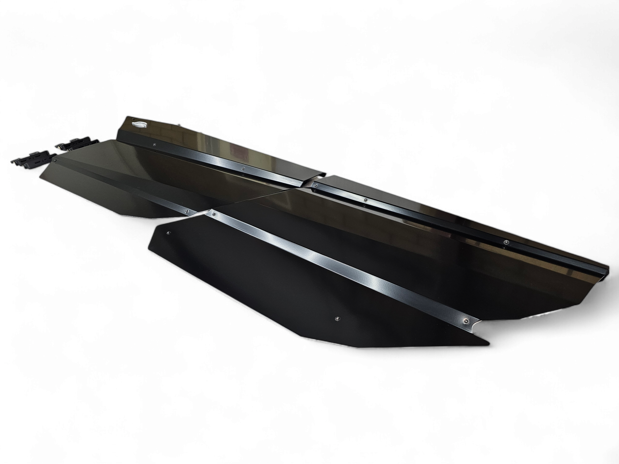 Photo of 2017 + Can-Am X3 Maverick 4 Seat Aluminum EOD Volt Doors by Elektric Offroad - Premium 2017+ Can Am X3 Maverick Volt Front Winch Bumper for UTVs / Side by Sides