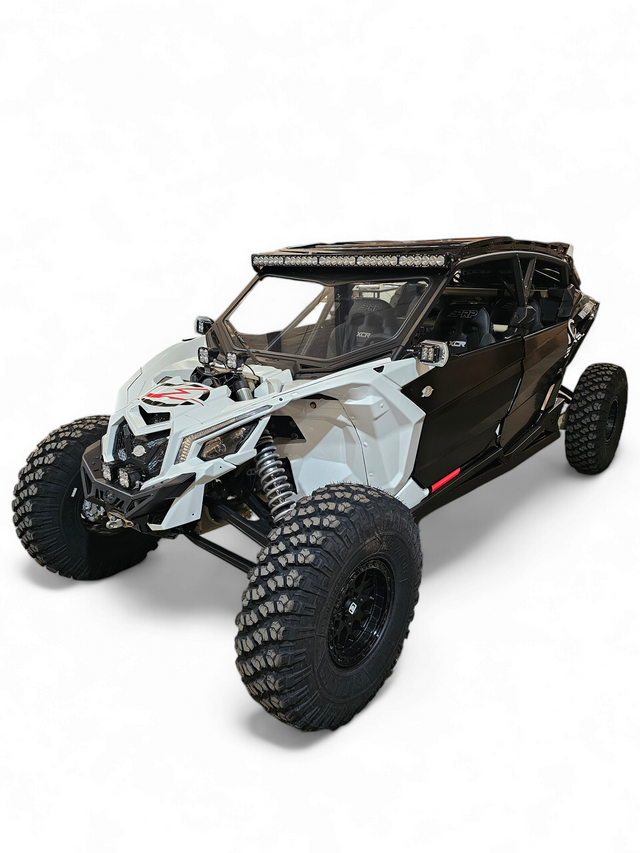 Photo of 2017 + Can-Am X3 Maverick 4 Seat Aluminum EOD Volt Doors by Elektric Offroad - Premium 2017+ Can Am X3 Maverick Volt Front Winch Bumper for UTVs / Side by Sides