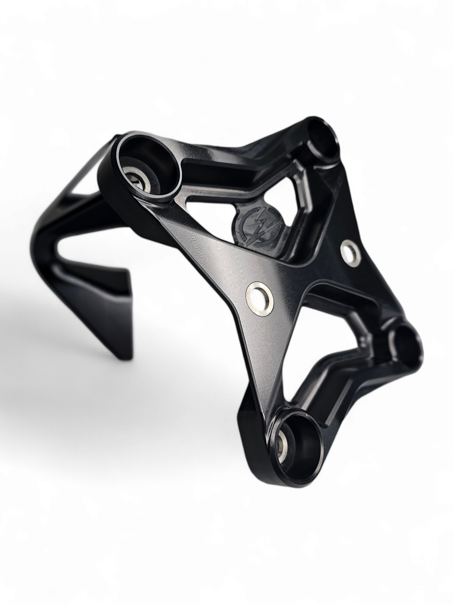 Photo of 2017 to current Can Am X3 Maverick 6 bolt EOD XL Radius Rod Plate with Tow Hook Black by Elektric Offroad - Premium 2017+ Can Am X3 Maverick Volt Front Winch Bumper for UTVs / Side by Sides