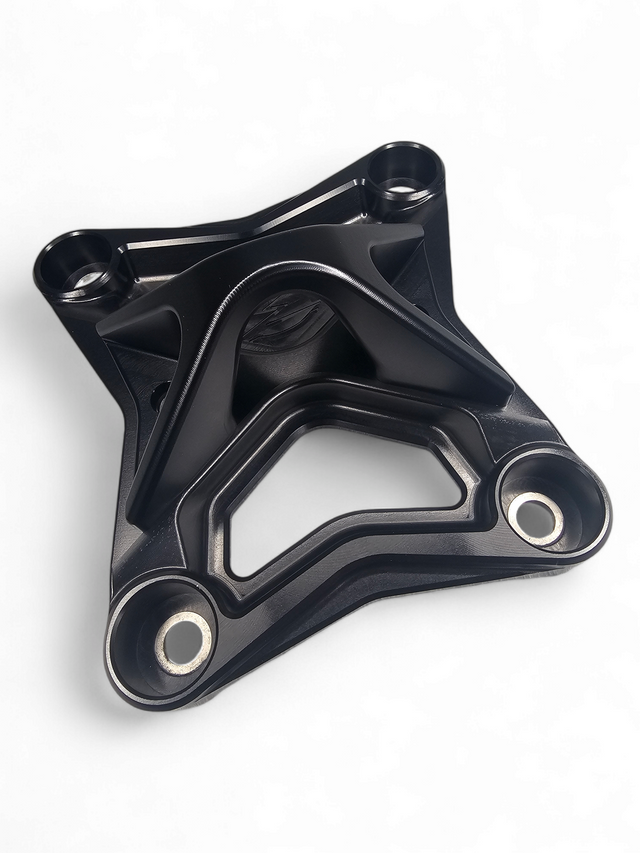 Photo of 2017 to current Can Am X3 Maverick 6 bolt EOD XL Radius Rod Plate with Tow Hook Black by Elektric Offroad - Premium 2017+ Can Am X3 Maverick Volt Front Winch Bumper for UTVs / Side by Sides