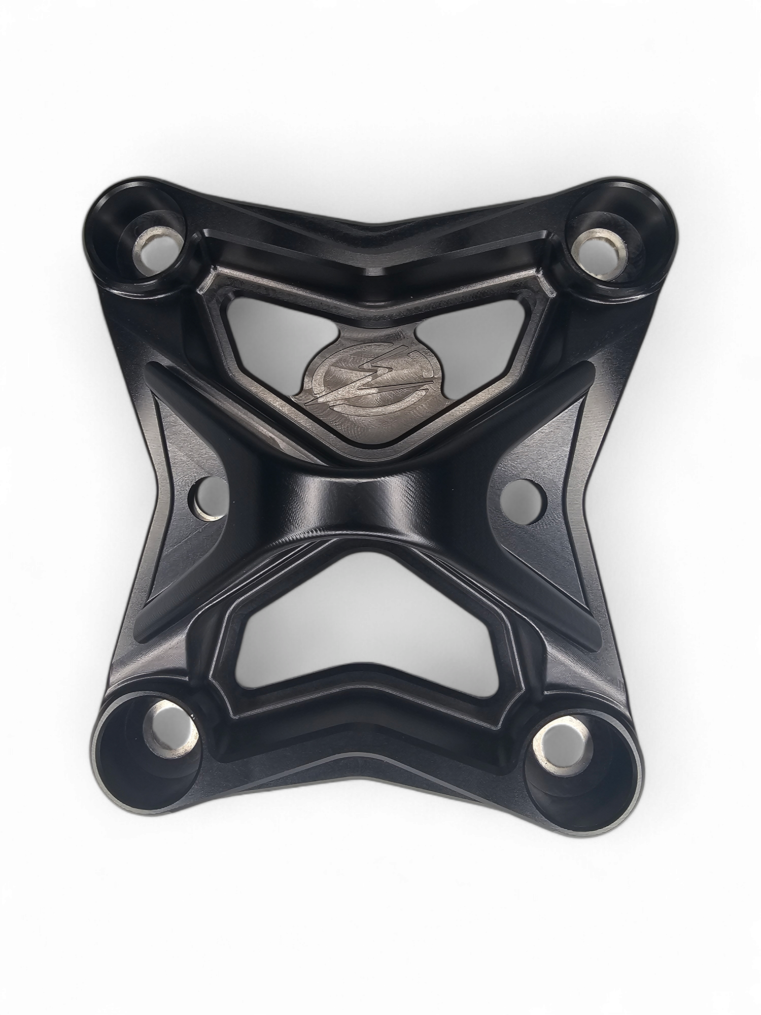 Photo of 2017 to current Can Am X3 Maverick 6 bolt EOD XL Radius Rod Plate with Tow Hook Black by Elektric Offroad - Premium 2017+ Can Am X3 Maverick Volt Front Winch Bumper for UTVs / Side by Sides