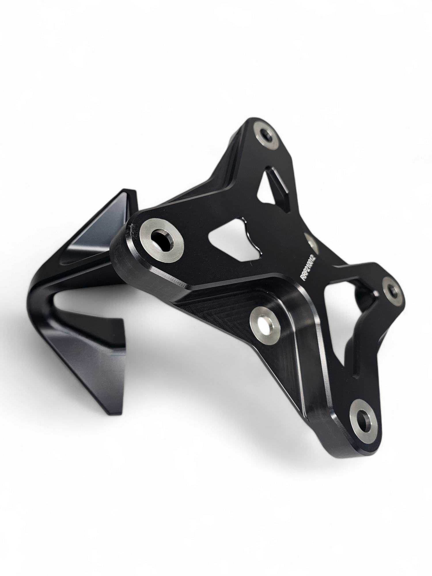 Elektric Offroad - 2017 to current Can Am X3 Maverick 6 bolt EOD XL Radius Rod Plate with Tow Hook Black