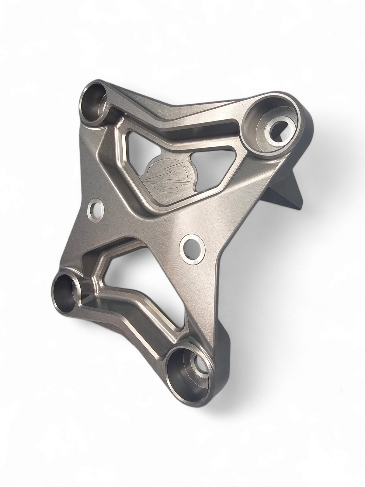 2017+ Can-Am Maverick X3 6-Bolt XL Radius Rod Plate with Tow Hook - Gunmetal