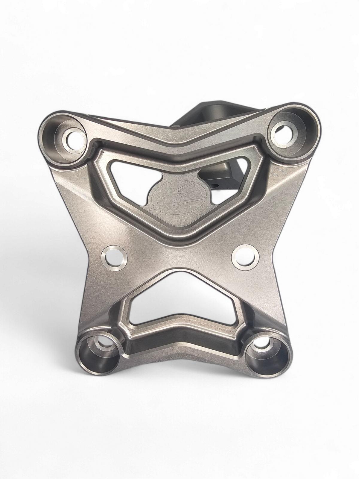 2017+ Can-Am Maverick X3 6-Bolt XL Radius Rod Plate with Tow Hook - Gunmetal