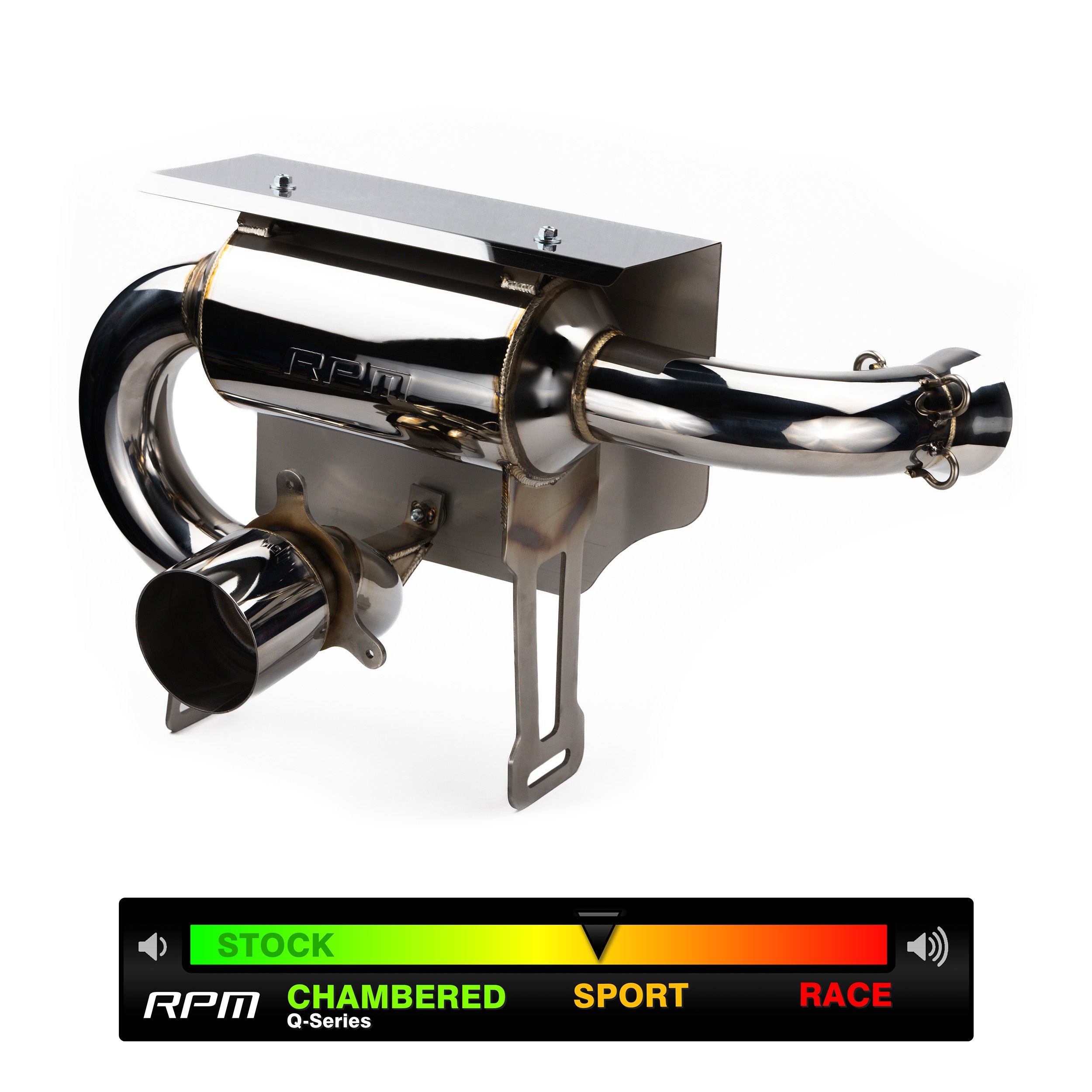 Photo of RPM SXS RPM X3 Slip On Exhaust Sport Muffler Can-Am Maverick X3 Turbo R & RR 2017-2025 by RPM SXS - Premium for UTVs / Side by Sides