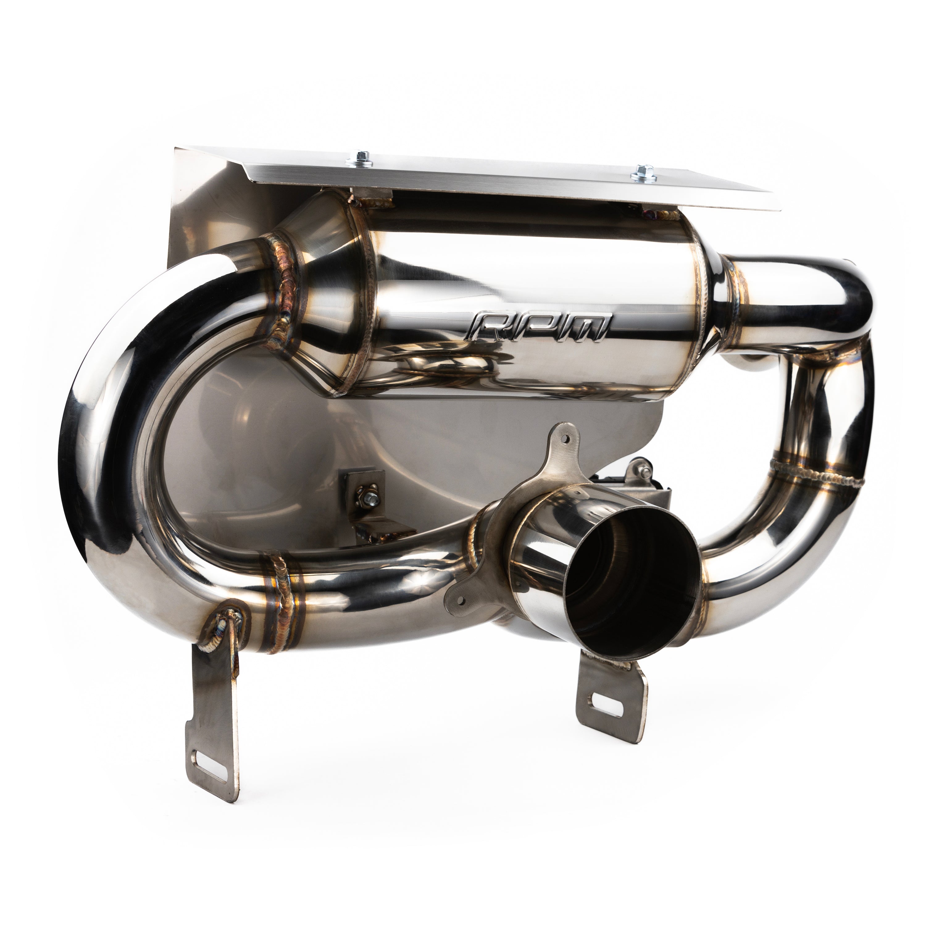 Photo of RPM SXS RPM X3 E-Valve Slip On Exhaust Sport Muffler Can-Am Maverick X3 Turbo R & RR 2017-2025 by RPM SXS - Premium for UTVs / Side by Sides