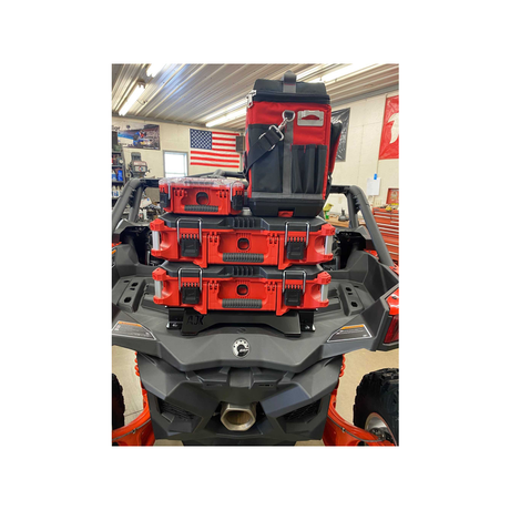 Photo of Can-Am X3 Milwaukee Packout Mount by AJK Offroad - Premium for UTVs / Side by Sides