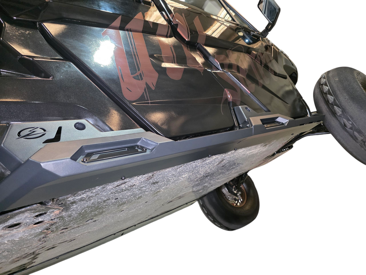 2016+ Can Am Defender HD10 Rocker Steps (4 Seat) - Elektric Offroad