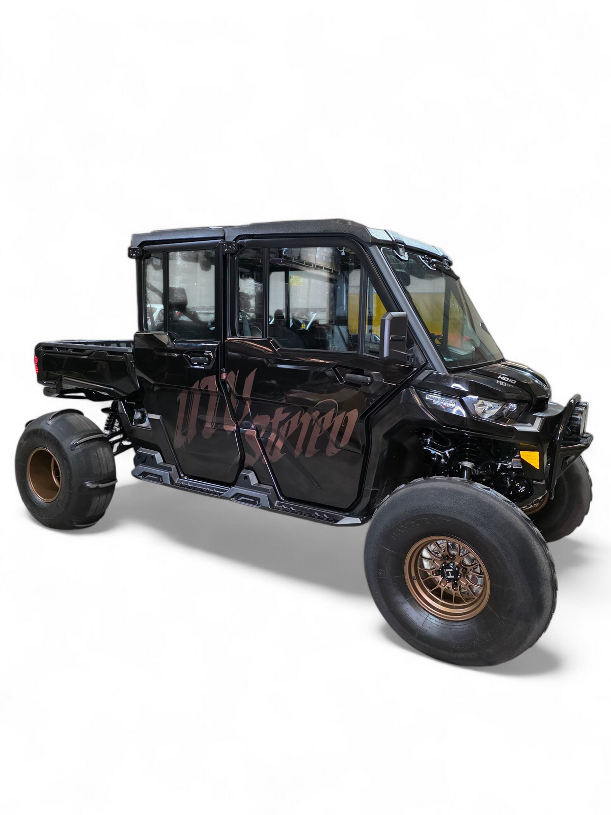 2016+ Can Am Defender HD10 Rocker Steps (4 Seat) - Elektric Offroad