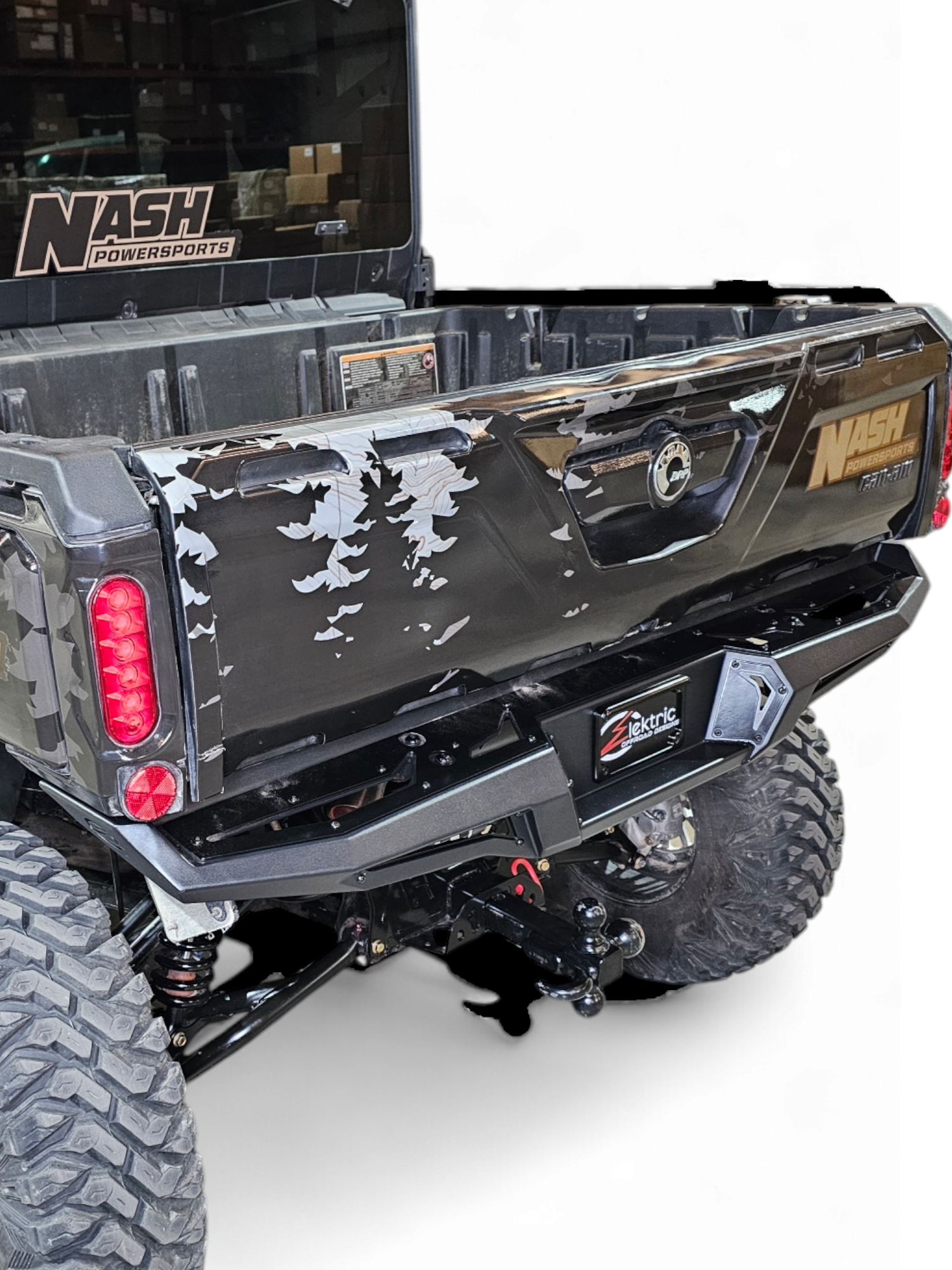 Photo of 2016+ Can-Am Defender Volt Rear Bumper by www.elektricoffroad.com - Premium for UTVs / Side by Sides
