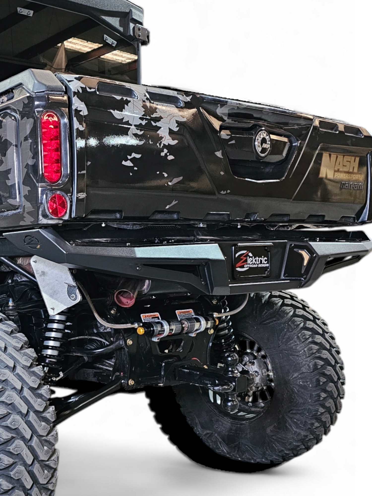 Photo of 2016+ Can-Am Defender Volt Rear Bumper by www.elektricoffroad.com - Premium for UTVs / Side by Sides