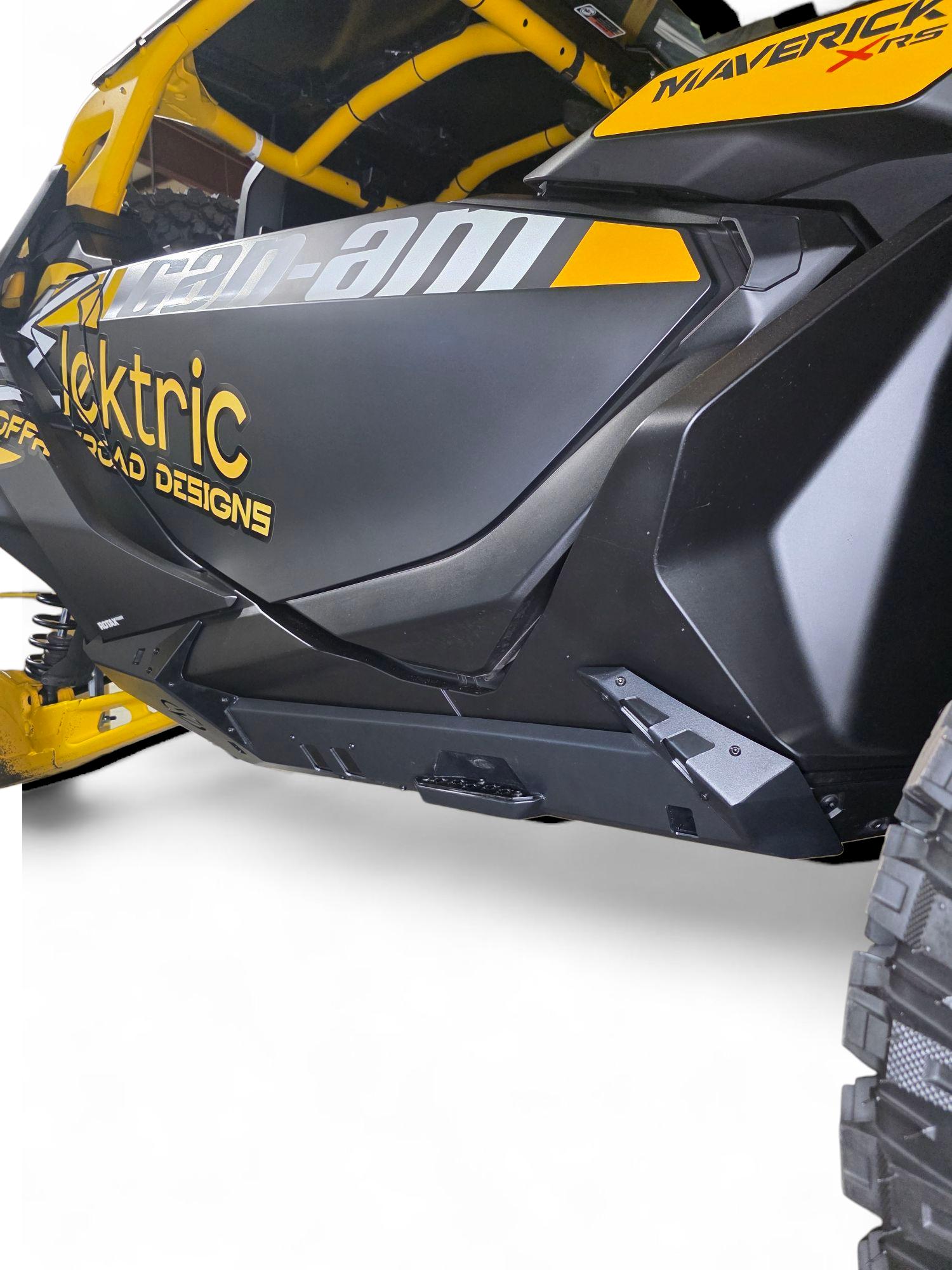 Photo of 2024+ Can Am Maverick R Volt Rocker Steps (2 Seat) by Elektric Offroad - Premium for UTVs / Side by Sides