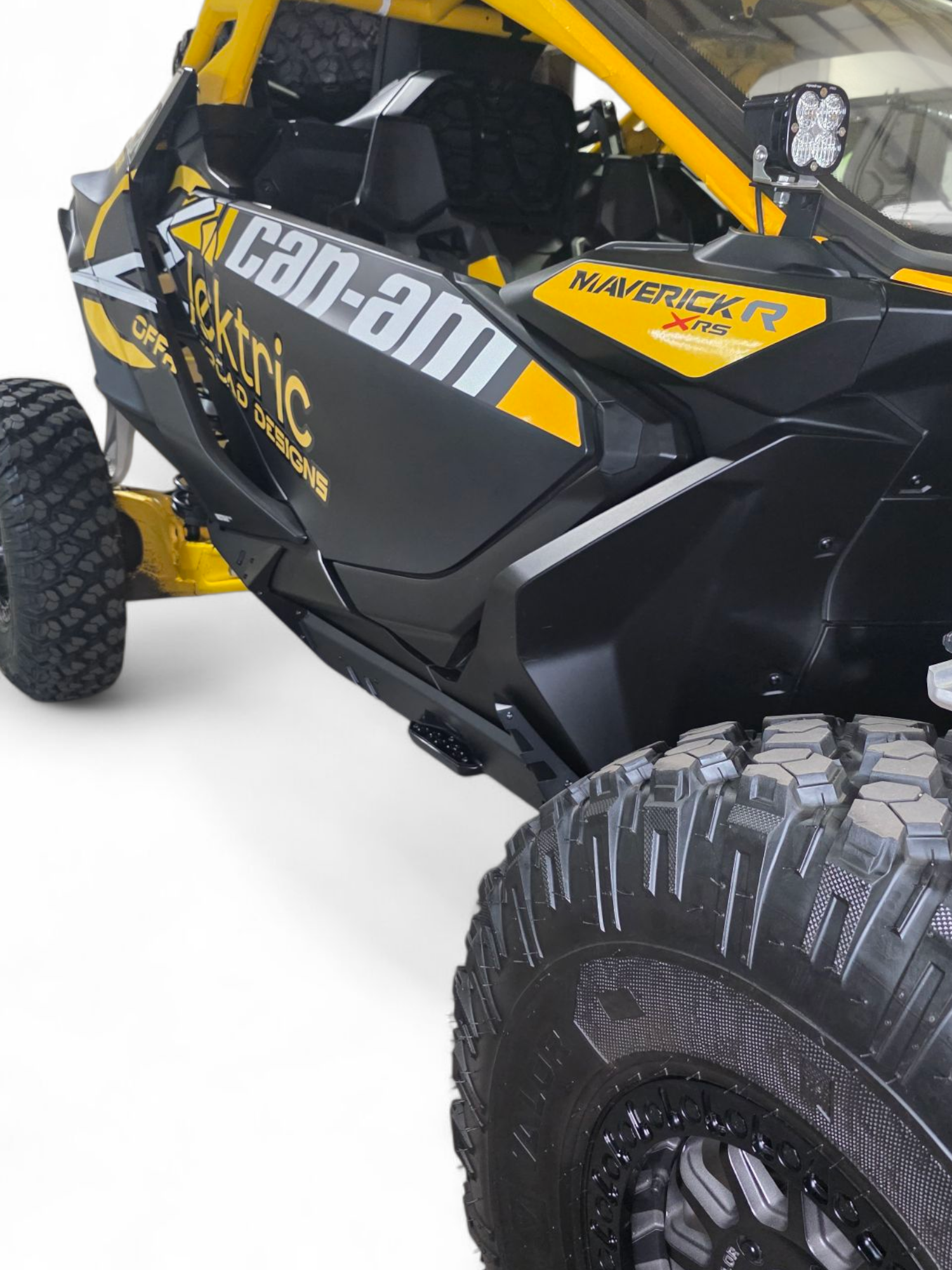 Photo of 2024+ Can Am Maverick R Volt Rocker Steps (2 Seat) by Elektric Offroad - Premium for UTVs / Side by Sides
